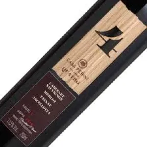 VINHO FINO TINTO SECO CASA PERIN QUATRO 750ML