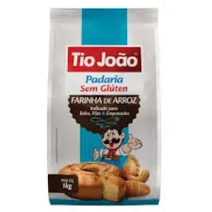 FARINHA DE ARROZ TIO JOAO S/GLUTEN 1KG