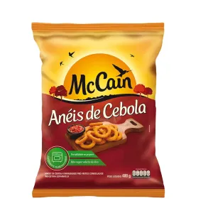 ANEIS DE CEBOLA MCCAIN EMPANADOS PRE FRITOS CONGELADOS 400GR