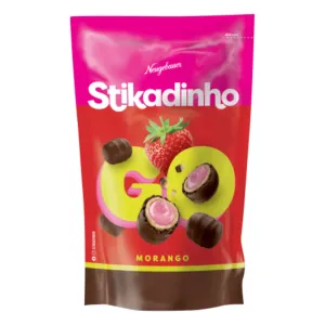 CONFEITO WAFFER STIKADINHO NEUGEBAUER MORANGO 120G