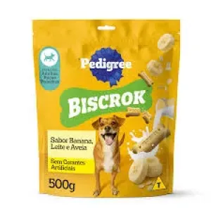 RACAO CAES PEDIGREE BISCROCK MINI BANANA 500G