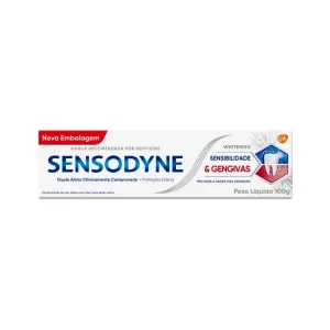 CREME DENTAL SENSODYNE SENSIBILIDADE E GENGIVAS 100G