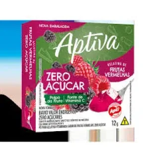 GELATINA APTI ZERO FRUTAS VERMELHAS 12G