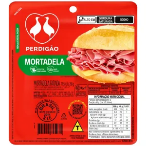 MORTADELA PERDIGAO FATIADA 200GR