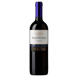 VINHO RESERVADO CONCHA Y TORO MALBEC 750ML