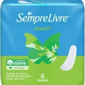 ABSORVENTE SEMPRE LIVRE ADAPT SUAVE S/ABAS C/8