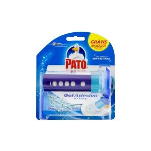DESINFETANTE PATO GEL ADESIVO C/APLICADOR E REFIL MARINE