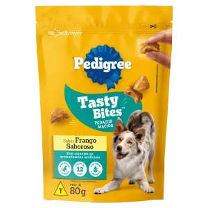 RACAO CAES PEDIGREE TASTY BITES FRANGO 80GR