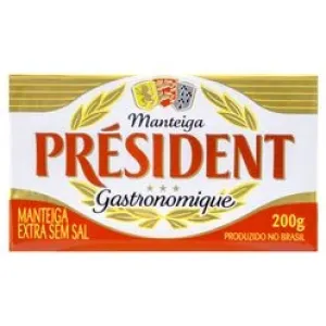 MANTEIGA PRESIDENT S/SAL 200G
