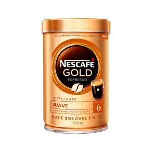 NESCAFE NESTLE GOLD ESPRESSO INTENSIDADE 6 100G