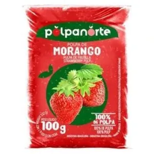 POLPA POLPANORTE MORANGO 100GR