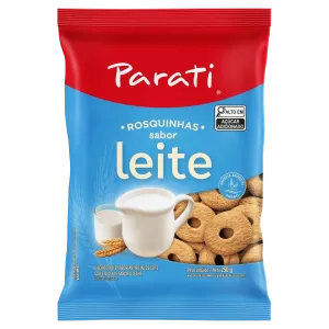 ROSQUINHAS PARATI SABOR LEITE 250G