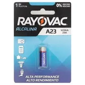PILHA RAYOVAC ALCALINA A23 ALTO RENDIMENTO C/1