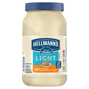 MAIONESE HELLMANNS LIGHT PT 500GR