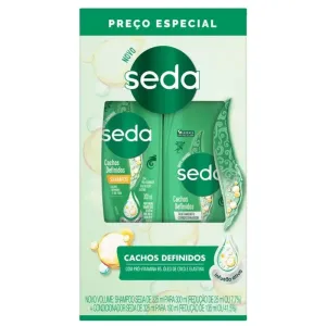 KIT SHAMPOO+CONDICIONADOR SEDA CACHOS DEFINIDOS