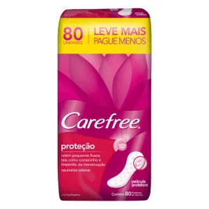 ABSORVENTE CAREFREE PROTECAO C/80UN