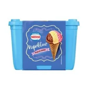 SORVETE NESTLE NAPOLITANO TRADICIONAL  1,5L