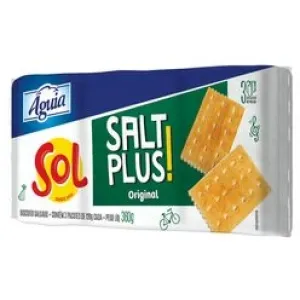 BISCOITO SALGADO SALT PLUS ORIGINAL 360G