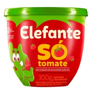 EXTRATO DE TOMATE ELEFANTE SO TOMATE 300GR