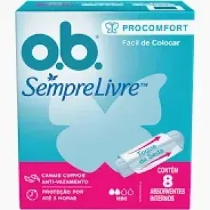 ABSORVENTE OB MINI C/8