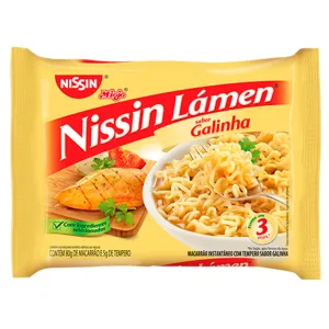 MACARRAO INSTANTANEO NISSIN LAMEN GALINHA 85G