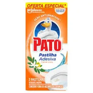 PASTILHA ADESIVA PATO TROPICAL C/3 PASTILHAS