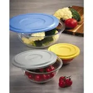 TIGELA VIDRO C/TAMPA PLASTICA PLUS 3L
