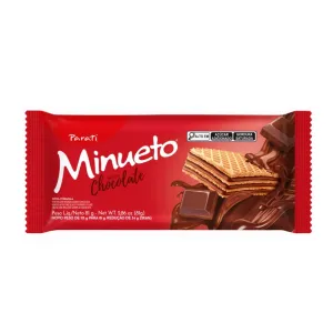 WAFER PARATI MINUETO CHOCOLATE 81GR
