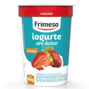IOGURTE FRIMESA ZERO LACTOSE MORANGO CP 165GR