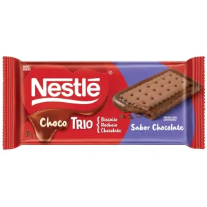 BARRA CHOCOLATE NESTLE CHOCO TRIO CHOCOLATE  90GR