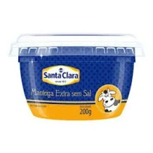 MANTEIGA SANTA CLARA S/ SAL 200G
