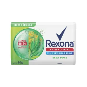 SABONETE REXONA ANTIBACTERIAL ERVA DOCE 84G