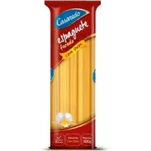 MASSA CASAREDO ESPAGUETE C/OVOS 500G