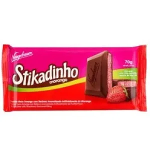 BARRA DE CHOCOLATE NEUGEBAUER STIKADINHO MORANGO 70GR