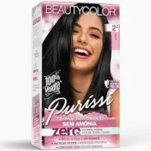 TINTURA BEAUTY COLOR S/AMONIA PRETO 2.0