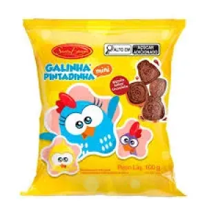 BISCOITO SANTA EDWIGES GALINHA PINTADINHA SABOR CHOCOLATE 100GR