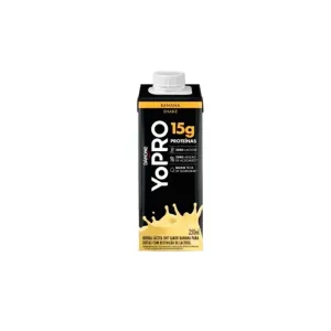 BEBIDA LACTEA YOPRO EDGE 15G PROTEIN BANANA 250ML