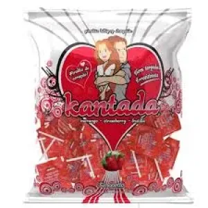 PIRULITO SIMONETTO KANTADA MORANGO 500G