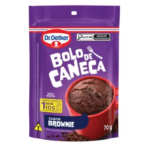 BOLO DE CANECA DR OETKER BROWNIE 70G