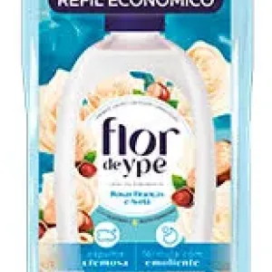 SABONETE LIQUIDO FLOR DE YPE ROSAS BRANCAS E AVELAS REFIL 200ML