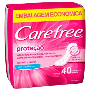 ABSORVENTE CAREFREE TODO DIA RESPIRAVEL C/40