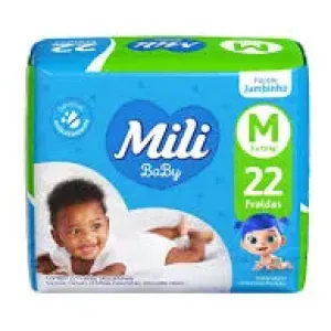 FRALDA MILI ULTRA SECA JUMBINHO M C/22