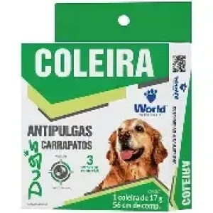 COLEIRA ANTI PULGAS WORLD 17G 56CM