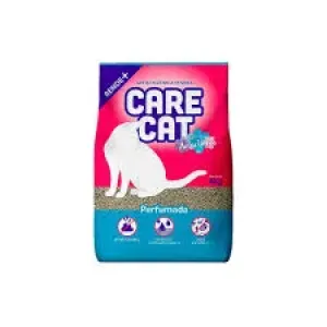 AREIA SANITARIA P/GATO CARECAT PERFUMADA 4KG