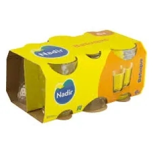 JOGO COPO VIDRO BATUQUE NADIR C/6 265ML
