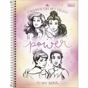 CADERNO CD TILIBRA PRINCESA 1M 80FL
