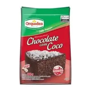 MISTURA BOLO ORQUIDEA CHOCOLATE COM COCO 350GR