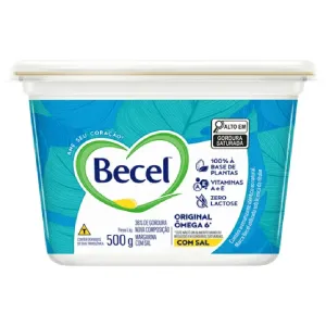 CREME VEGETAL BECEL OMEGA 6 C/SAL 500G