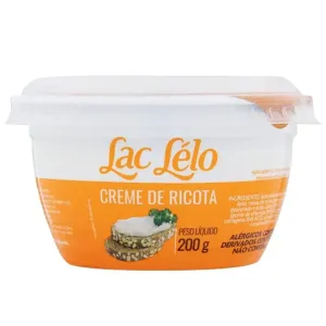 CREME DE RICOTA LAC LELO 200G