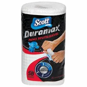 PANO SCOTT DURAMAX BRANCO ROLO21X22CM